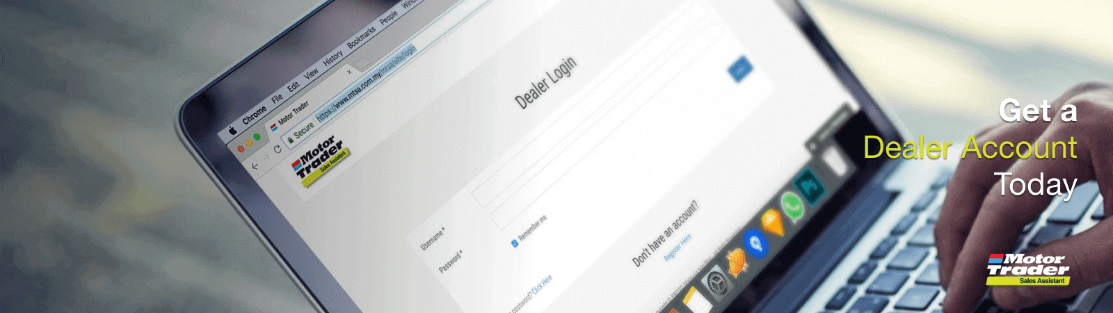 Homepage banner